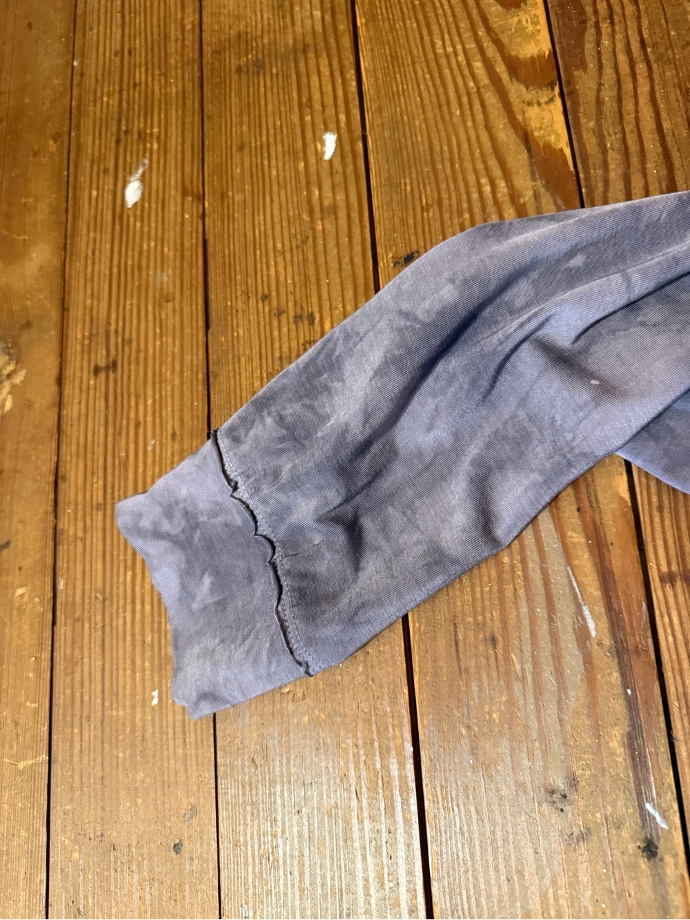 Purusha People Tie-Dye Purple Gray Cat Crescent Moon Hoodie - Picture 6 of 9
